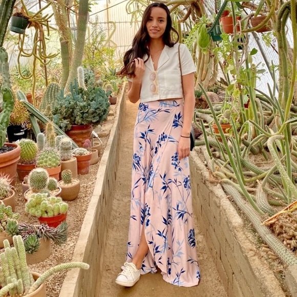 Olivaceous Dresses & Skirts - 3/$25 Pink Palm Print two piece set
